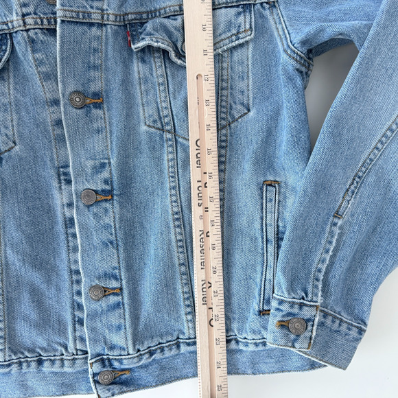 Vintage Levis Denim Trucker Jacket Medium 70507 Type 3 III Blue Jean 90s - Picture 11 of 11
